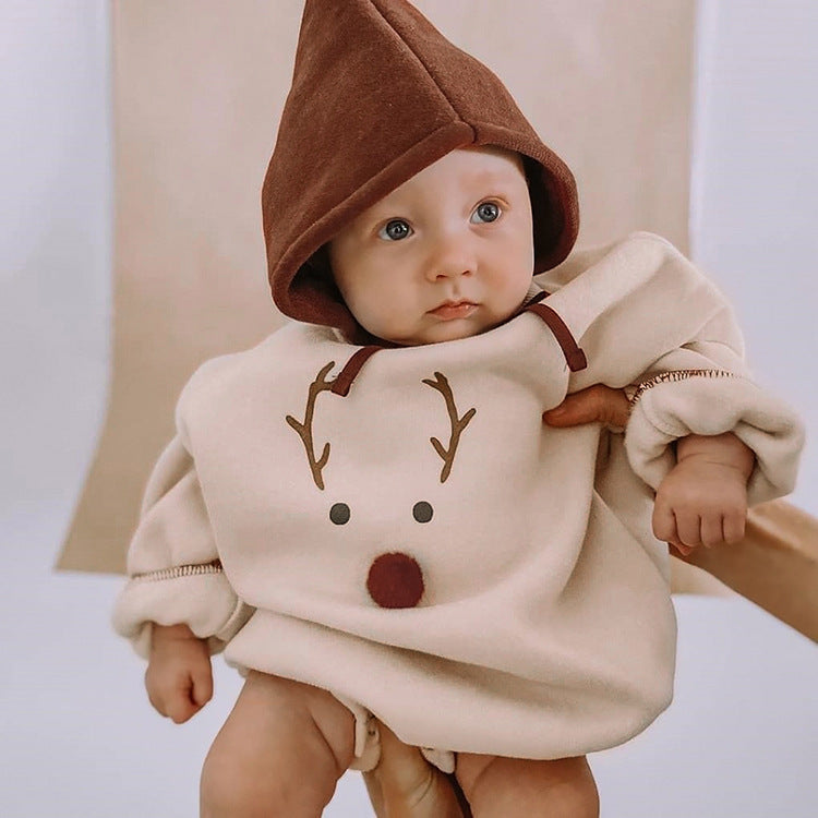 Snuggly Reindeer Romper & Hat