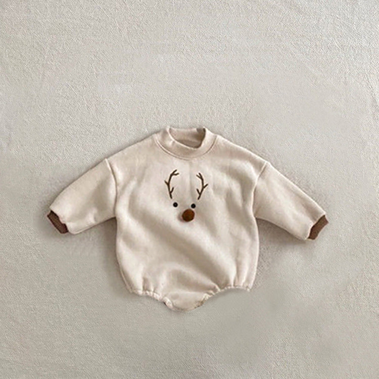 Snuggly Reindeer Romper & Hat